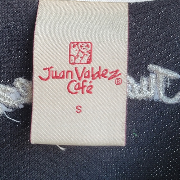 Juan Valdez Cafe Embroidered Polo •flaw• Men's Small Black - Picture 10 of 14
